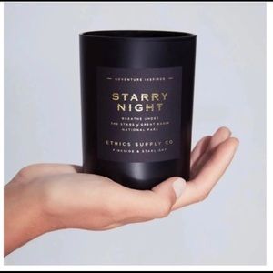 ETHICS Starry Night Candle box of style Rachel Zoe